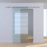 Glass Sliding Interior Door Partially Frosted 775-1025 x 2050 mm Glass