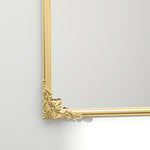 Wall Mirror Baroque Style Decorative Metal Frame 60x87cm, Gold