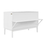 Wall Bed, 140x200 cm, Slatted Frame, White