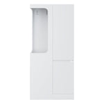 Wardrobe 70x40x170cm Drawers Storage Open Area Single Door, White