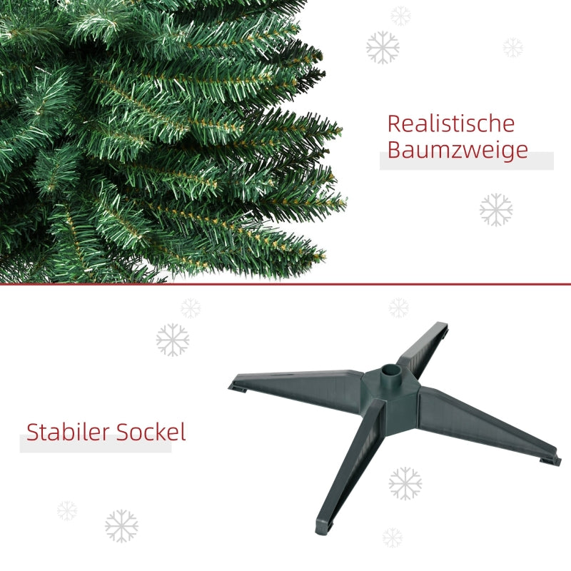 Artificial Christmas Tree with Stand, 1.8m - Green