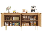 Sideboard Buffet Cabinet Storage 140x38x75cm - Modern Simple