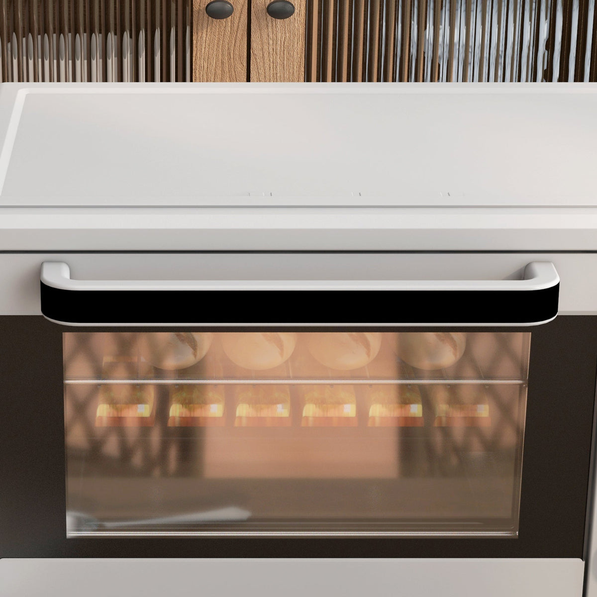 Small Oven 21L 100°C-230°C 3 Cooking Modes Stainless Steel Silver
