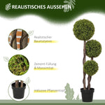 Artificial Boxwood 115 cm Decorative Plant in Pot for Home/Office Green