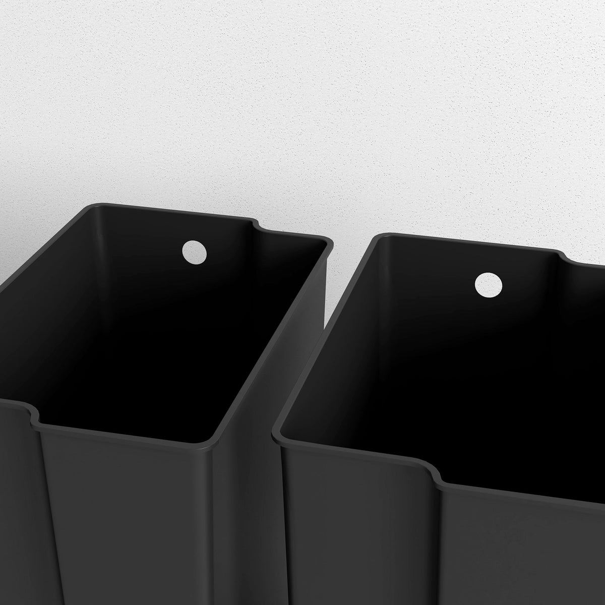 Trash Can 2x25L Pedal Bin, Dual, Stainless Steel