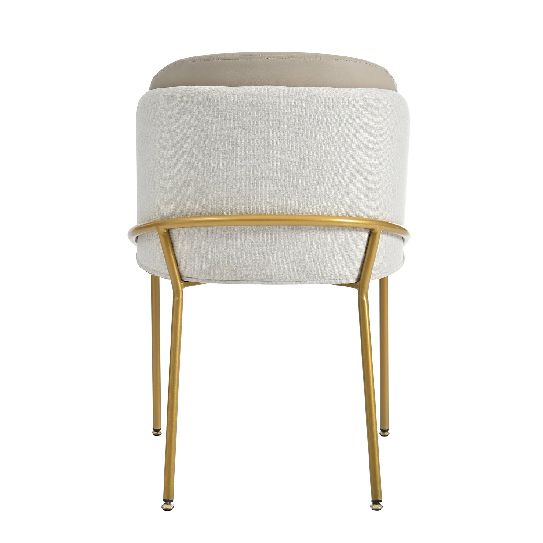 Chairs 4 Modern Angled Legs Adjustable Feet (Beige)