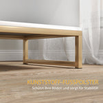 Bedside Table with Drawers, Storage, 40 x 40 x 57 cm, White