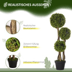 Artificial Boxwood Tree 90 cm UV Protection, Light Green