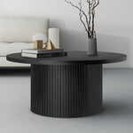 Coffee Table Round Solid Wood