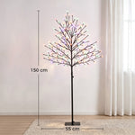 LED Cherry Blossom Tree 150cm 160 LEDs 20 Flexible Branches