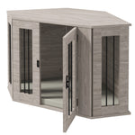 Square Dog Cage, Cushion Latch, Walnut