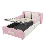 Children's Upholstered Bed 90x200 Hydraulic Storage, Velvet