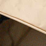 Dog Stroller, Folding Pet Stroller for Small Dogs and Cats, Oxford Khaki