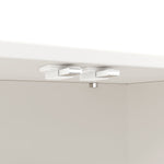 Sideboard Cabinet with Storage and Adjustable Top, White