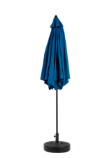 Outdoor Umbrella 9 Ft Double Sided Rectangular with Crank, Blue