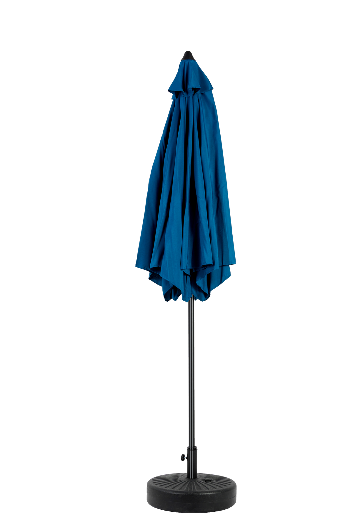 Outdoor Umbrella 9 Ft Double Sided Rectangular with Crank, Blue