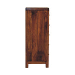 Aspen Tallboy 5-Drawer Solid Wood, Brown