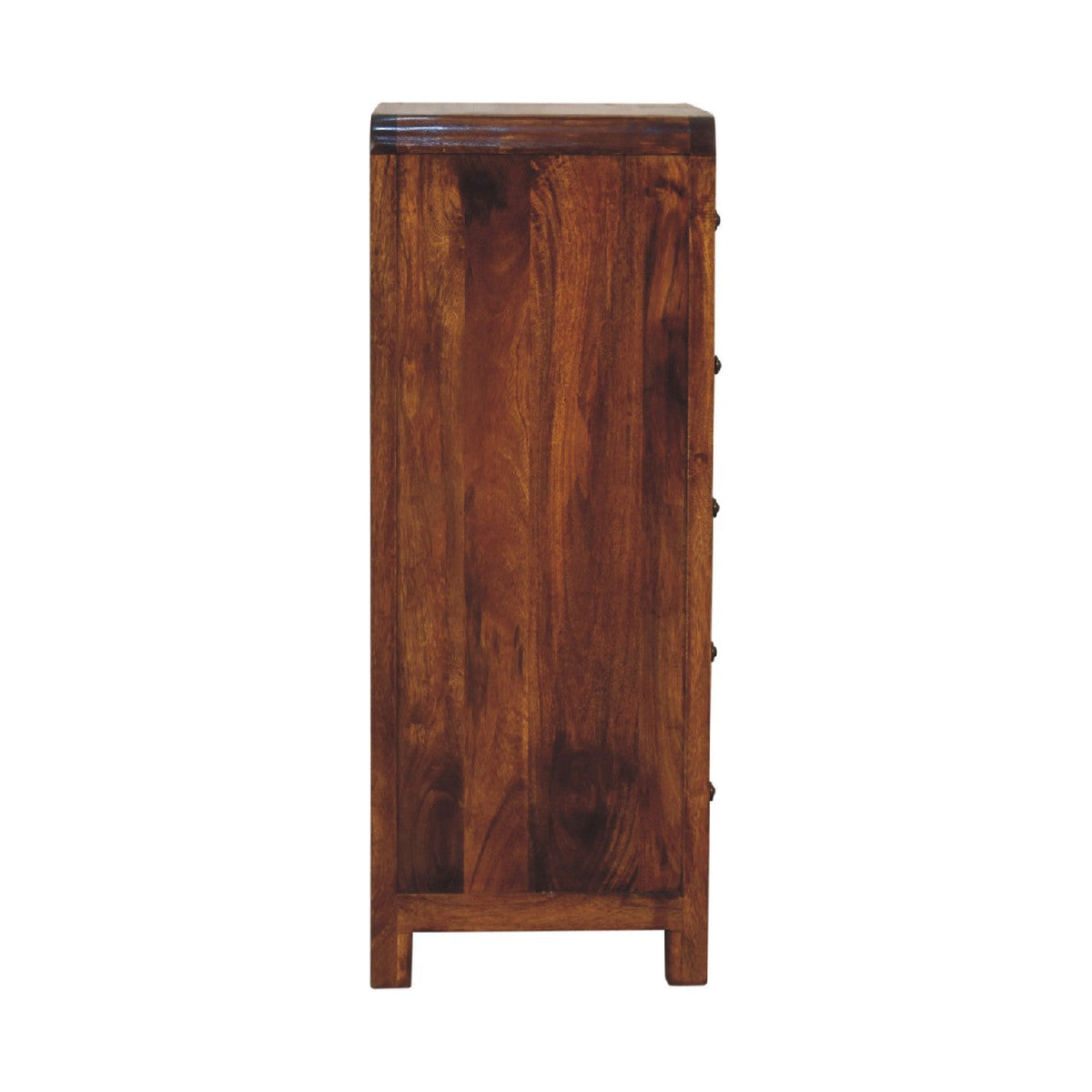 Aspen Tallboy 5-Drawer Solid Wood, Brown