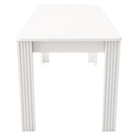 Dining Table Rectangular Modern Simple Oak - White