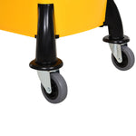 Cleaning Trolley with Bucket & Wringer, 26 Liters, Yellow