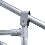 XXL Chicken Coop Run Shaded Roof Lock for 8-12 Poultry, Steel 3x4x2m