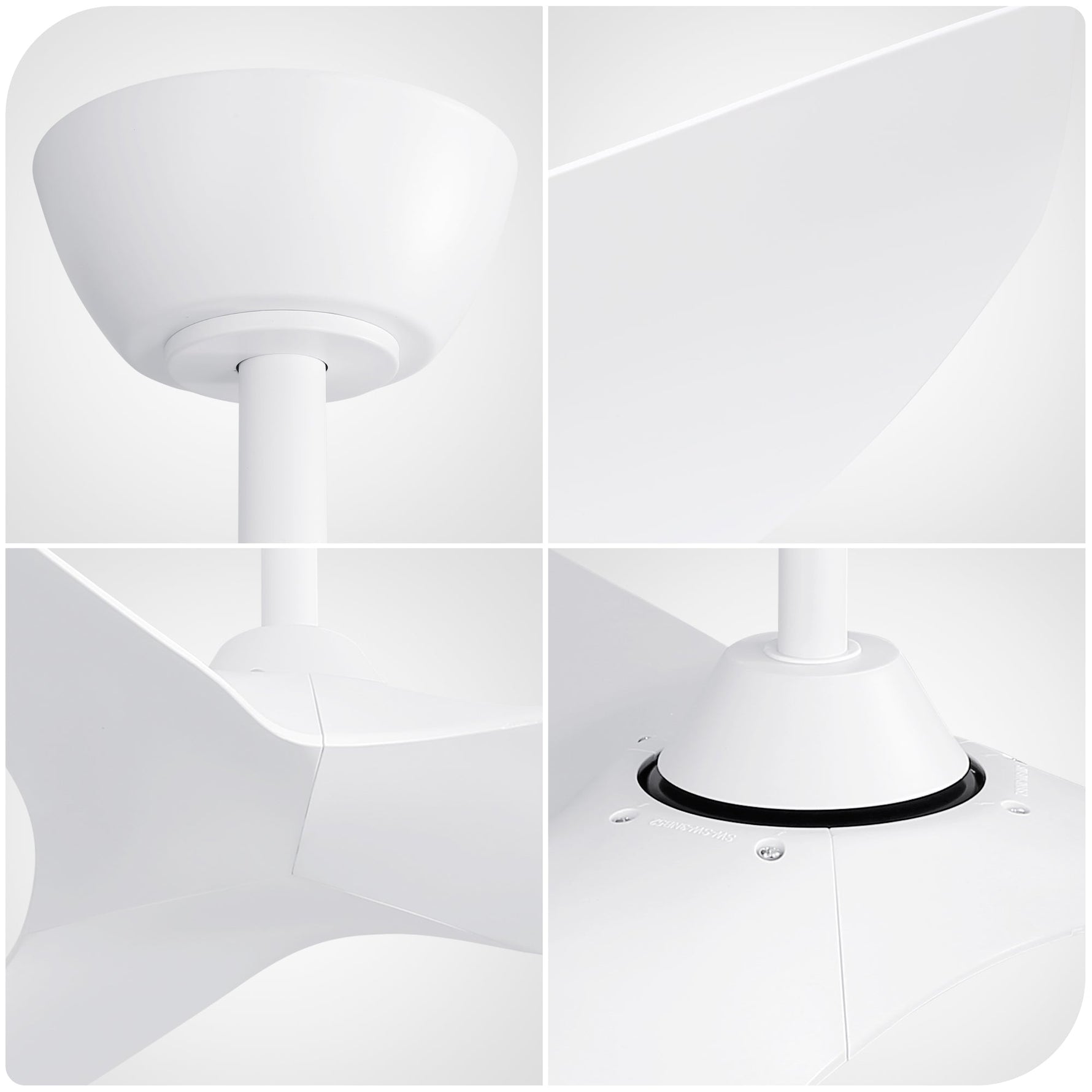 Ceiling Fan 38-inch DC Motor Remote Control Indoor/Outdoor ABS