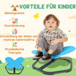 Sensory Swivel Chair, Balance and Coordination, Butterfly Shape, Blue