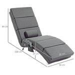 Relaxing Lounger, Massage, 5 Modes, Dark Grey