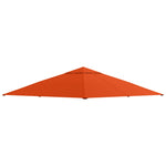 Replacement Roof Gazebo Sun Protection Cover Polyester Orange