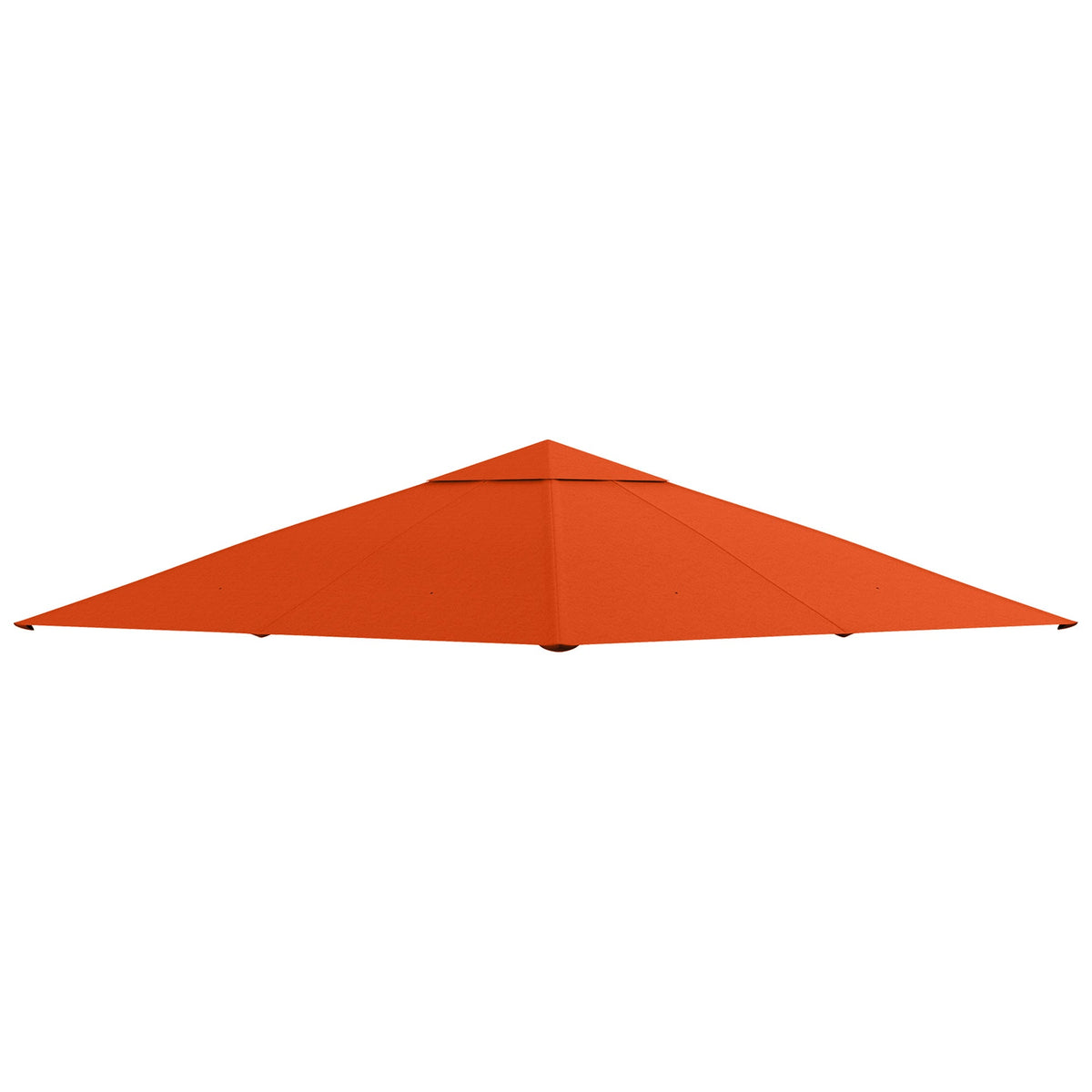 Replacement Roof Gazebo Sun Protection Cover Polyester Orange
