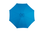 Double Sided Outdoor Umbrella, 14.8 Ft Rectangular Large with Crank, Blue