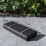 Sandbags, 2-Pack 25 kg 600D Oxford, Black