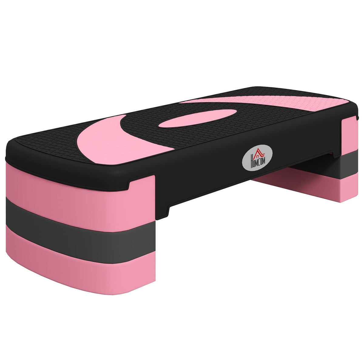 Stepper Aerobic Stepper, Height Adjustable 150kg Capacity 3 Levels, Home Training