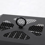 Fire Bowl Garden, Grill Grate Spark Guard, Steel Black