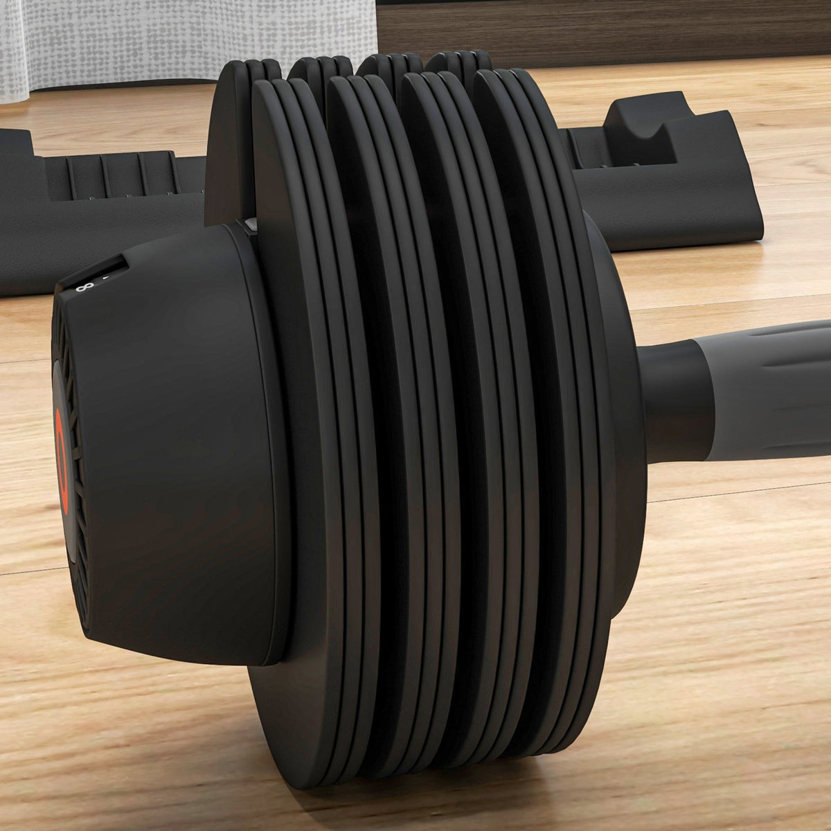Adjustable Dumbbells 3.5/6/8/10 kg Storage Compartment Non-Slip Handles