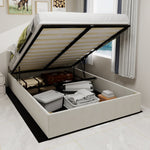 Modern Minimalist Soft Bed, Headboard 140*200CM, Beige
