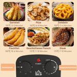 Deep Fryer, 5L, Adjustable Temp & Timer, Stainless Steel Silver