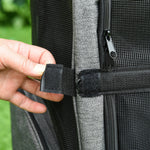 Dog Trolley 2-in-1 Carrier & Pet Backpack, Breathable, Oxford Fabric