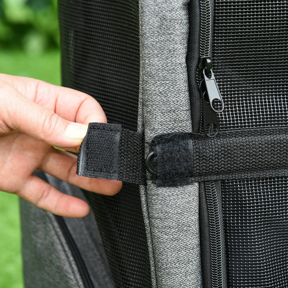Dog Trolley 2-in-1 Carrier & Pet Backpack, Breathable, Oxford Fabric