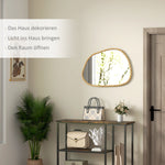 Wall Mirror Asymmetrical, Bathroom Living Room Hallway Bedroom, Wooden