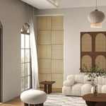 Acoustic Panels, 4pc 60x60cm 3D Wall Panels, Oak