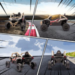 Electric Off-Road Vehicle for Children with Remote Control and LED Lights, Yellow