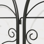 Metal Trellis 2-Pack Rustproof Bird Design 50x120cm Black