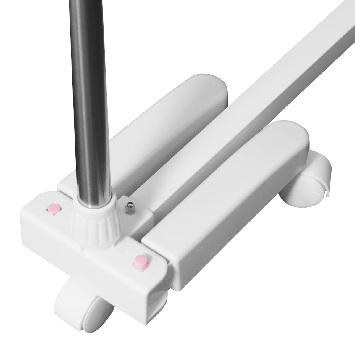 Mobile Clothes Airer, Foldable Tower Dryer 2 Levels, Silver