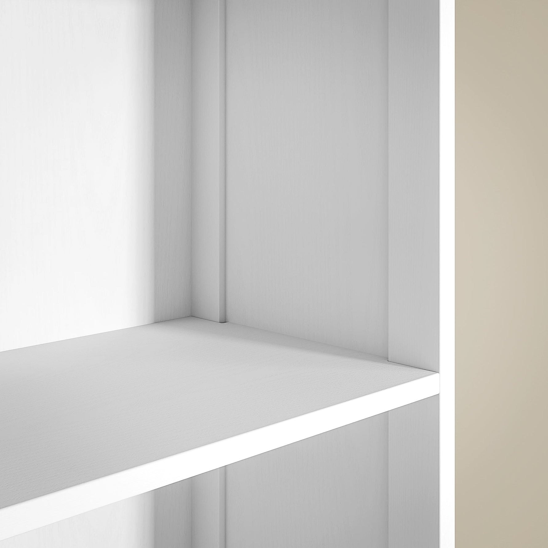 Bathroom Cabinet, Tall with 3 Shelves, 1 Drawer, White