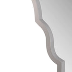 Rectangular Wall Mirror 61x101cm Silver Metal Frame