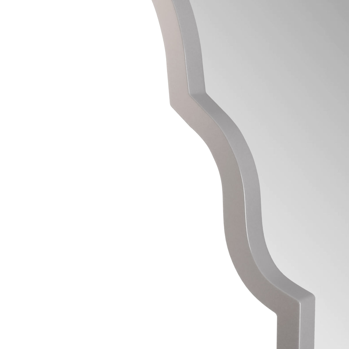 Rectangular Wall Mirror 61x101cm Silver Metal Frame
