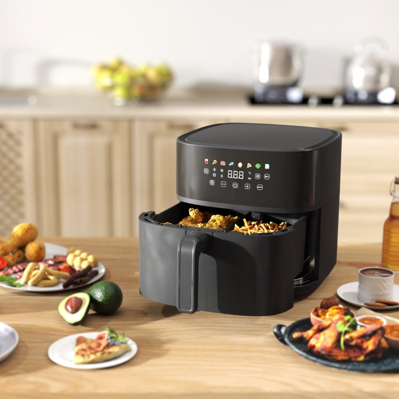 Air Fryer, 8L, 8 Presets, 1700W, Black