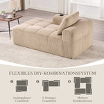 Recliner Sofa Cozy with Side Pocket Drink Holder - Corduroy