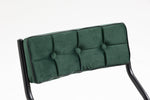Padded Folding Chairs, 2 Pack with Cushion and Upholstered Seat, Green